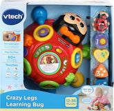 Vtech Crazy Legs لعبة الحشرة التعليمية التي يتم سحبها